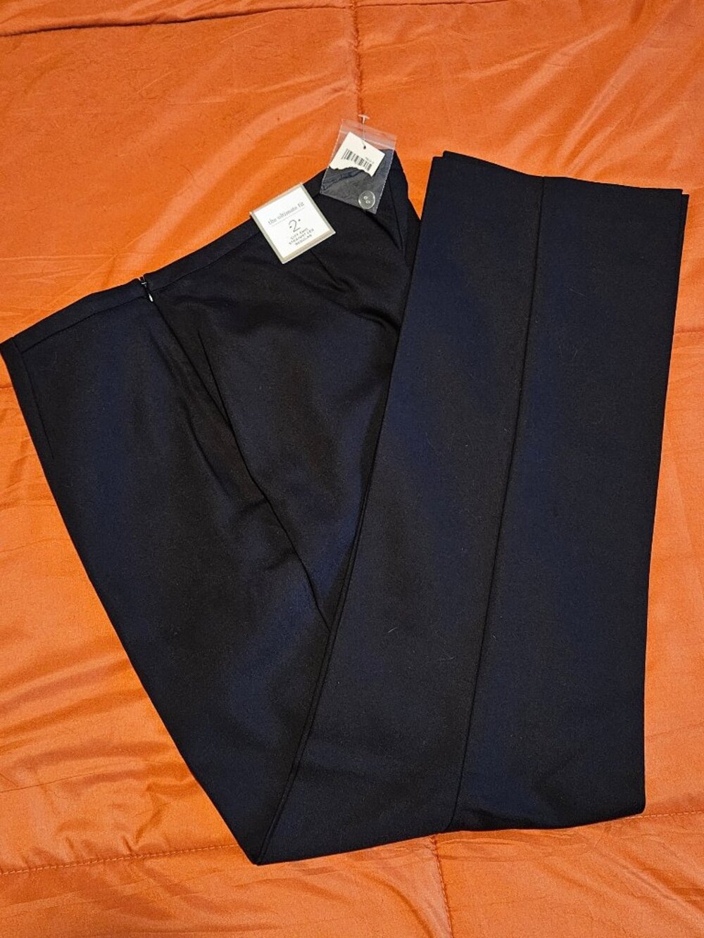 Chico's City Chic Straight Leg Pants Size‎ 2 US Regular NWT